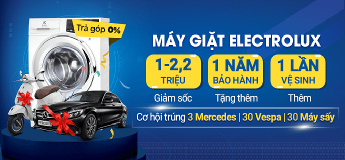 Máy Giặt Electrolux<br>Nhận Quà Bao La