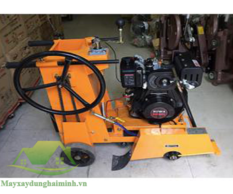 Máy cắt bê tông nhựa đường chạy Dầu 7HP (Giật Nổ)