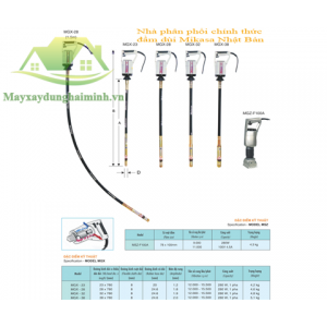 Máy đầm dùi Mikasa MGX-38 (1,5m)