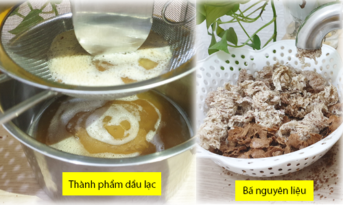 thành phẩm dầu và bã