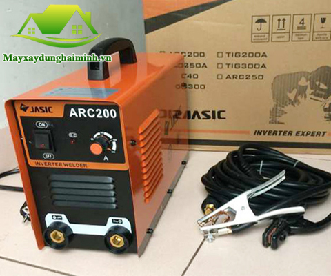 Máy hàn que Jasic ARC-200 (R04) và phụ kiện