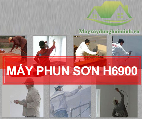 Máy phun sơn H6900 giá rẻ