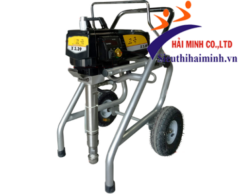 Máy phun sơn chống cháy, phun bột HM X3.39 giá rẻ