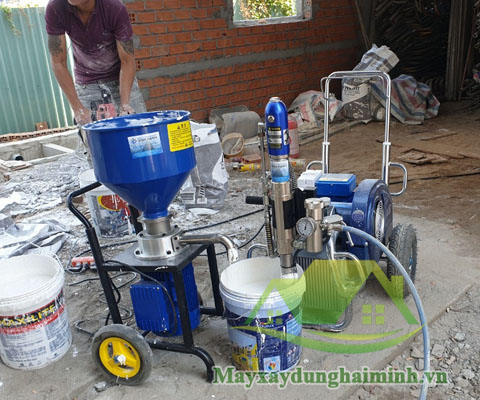 Máy phun sơn chống cháy phun bột HM GK - A8 chất lượng cao