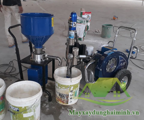 Máy phun sơn chống cháy phun bột HM GK - A8 giá rẻ